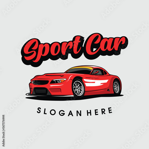 sports car sport car design car logo design illustration of a car