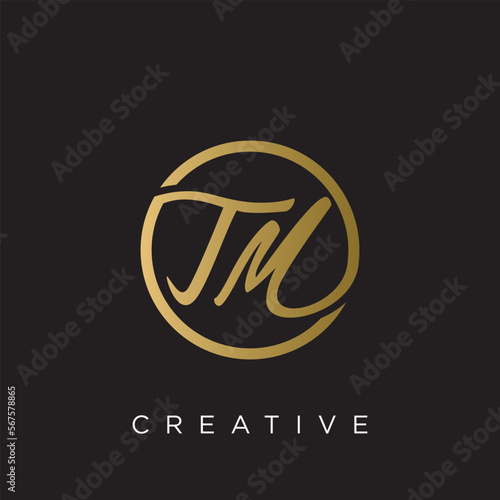 tm logo design vector icon