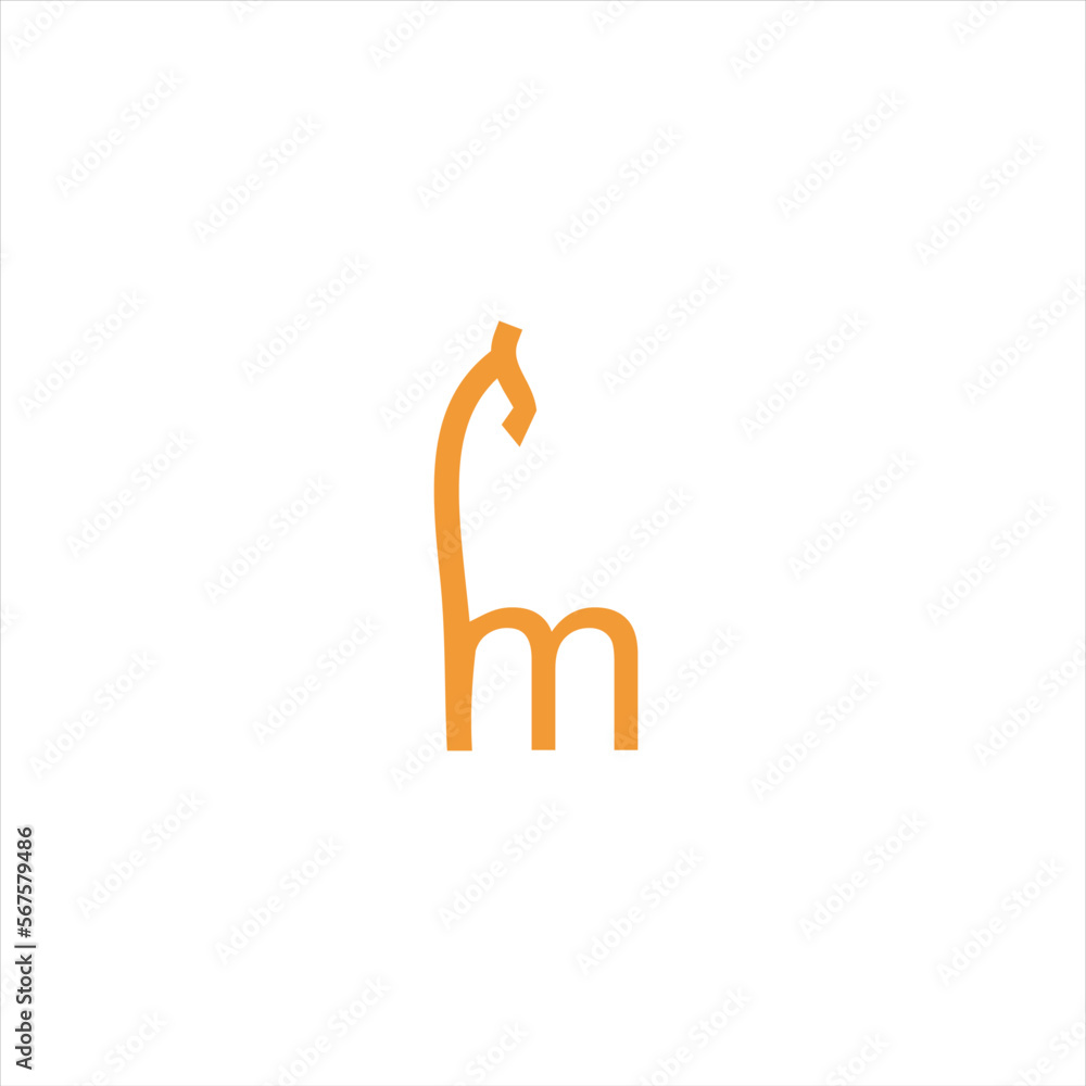 Giraffe Animal Geometric Logo, unique and simple. Giraffe Animal Geometric Logo, unique and simple.