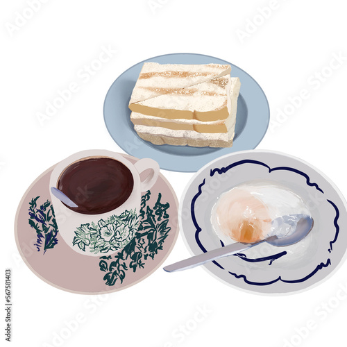 Photography Nanyang Kopitiam Breakfst Set