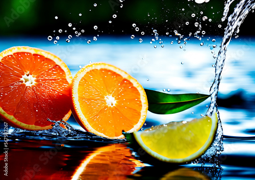 Enjoy the sweet and juicy citrus flavor of orange, a delicious and nutritious fruit that is packed with vitamin C and makes a perfect addition to drinks, snacks, and meals for a refreshing and healthy