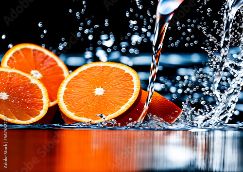 Enjoy the sweet and juicy citrus flavor of orange, a delicious and nutritious fruit that is packed with vitamin C and makes a perfect addition to drinks, snacks, and meals for a refreshing and healthy