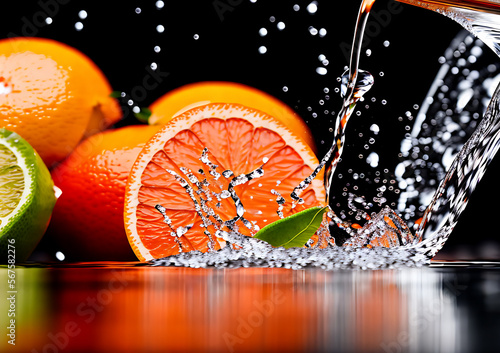 Enjoy the sweet and juicy citrus flavor of orange, a delicious and nutritious fruit that is packed with vitamin C and makes a perfect addition to drinks, snacks, and meals for a refreshing and healthy