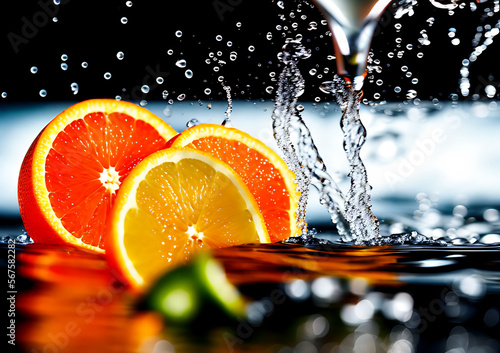 Enjoy the sweet and juicy citrus flavor of orange, a delicious and nutritious fruit that is packed with vitamin C and makes a perfect addition to drinks, snacks, and meals for a refreshing and healthy