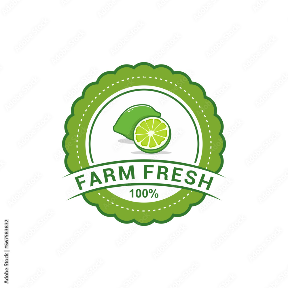 Lime Fruit Logo Vector Template Lime Fruit Logo Vector Template