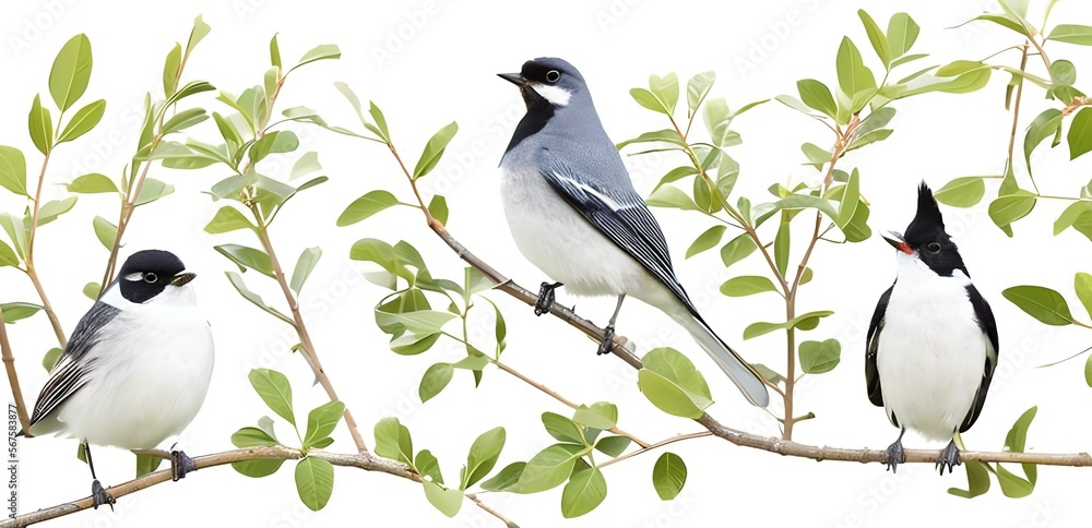 Fototapeta premium Portrait birds