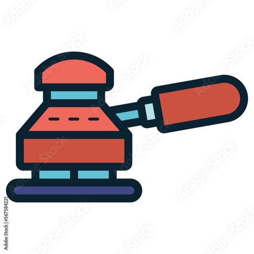 sander machine illustration