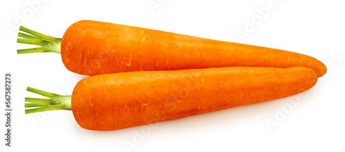 Carrot on white background, Fresh Carrot Isolaet on white with clipping path.