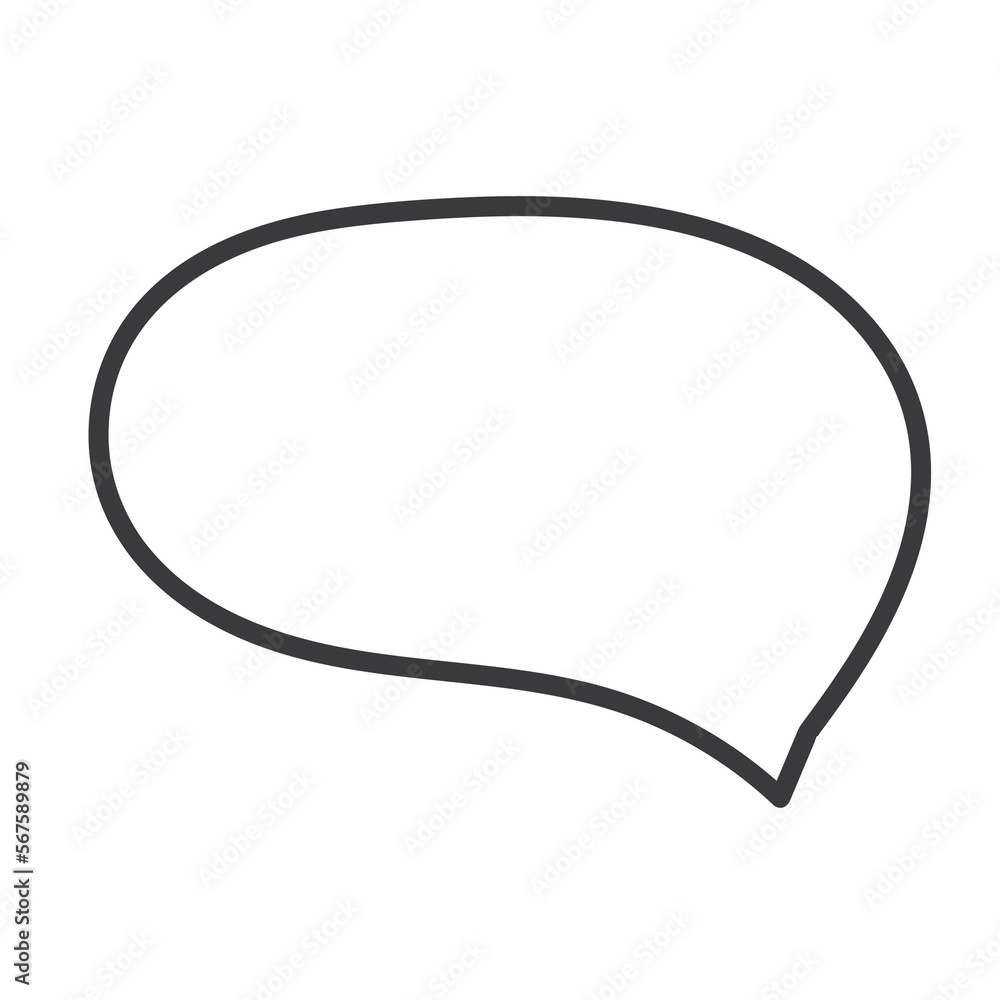 speech bubbles doodle massage outline element speech bubbles doodle massage outline element