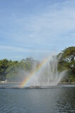 fountain in the rainbow