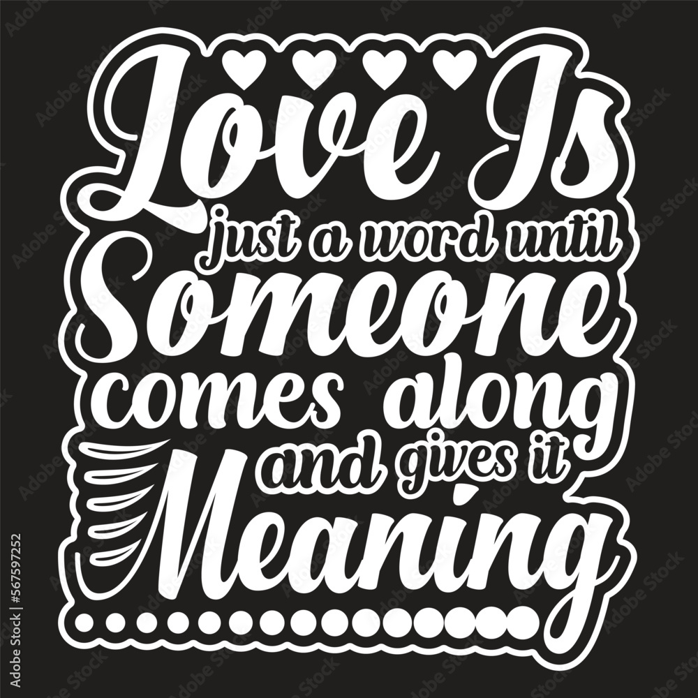 Fototapeta premium Happy Valentine's t shirt design