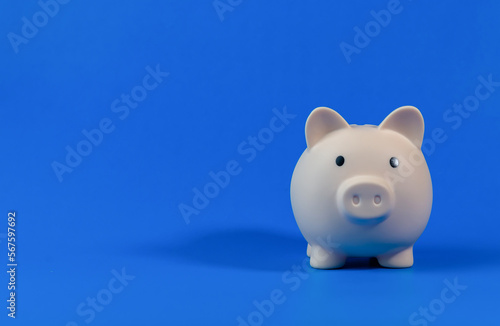 financial banking savings account piggy bank blue background save money save money invest for the future For personal account savings ideas © Viriyastock88