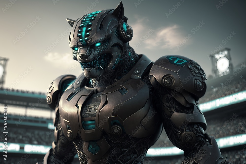 Jacksonville Jaguars Robot American Football Team Jacksonville Jaguars Robot American Football Team