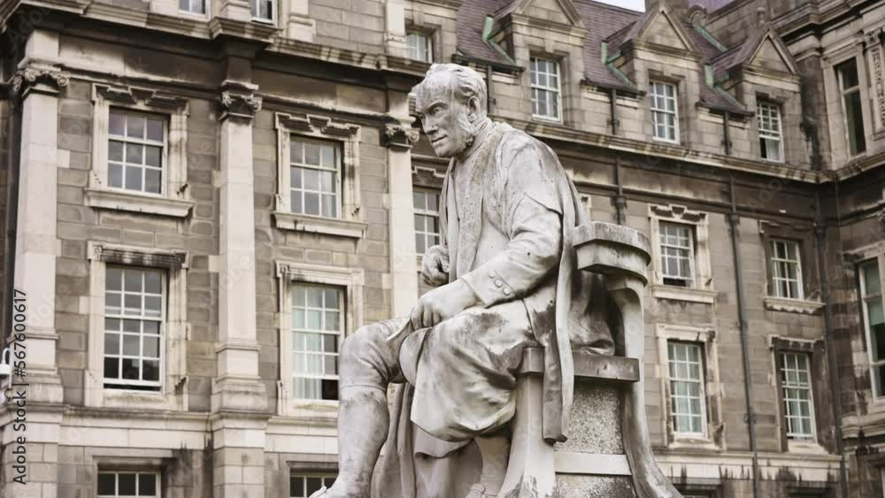 George Salmon monument in Trinity College Dublin, Ireland. George Salmon monument in Trinity College Dublin, Ireland.