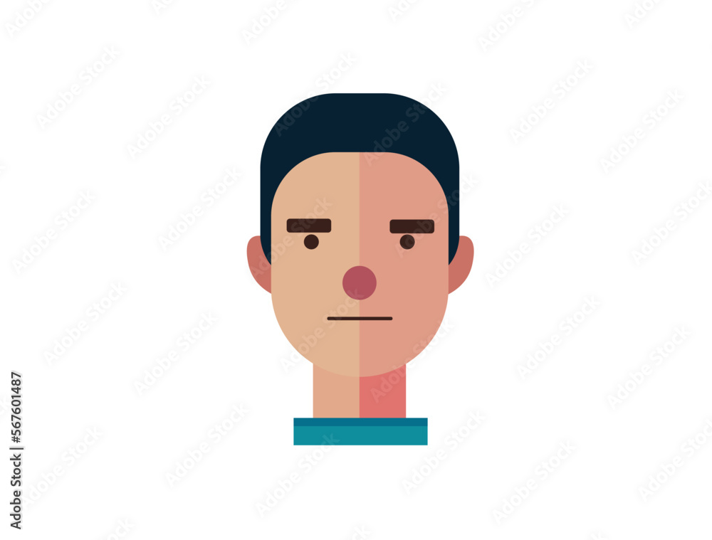 Cartoon style Emoji character. boy profile photo icon, man portraits. User photo. Perfect for coloring book, textiles, icon, web, painting, book, t-shirt print. flat face design character isolated. Cartoon style Emoji character. boy profile photo icon, man portraits. User photo. Perfect for coloring book, textiles, icon, web, painting, book, t-shirt print. flat face design character isolated.