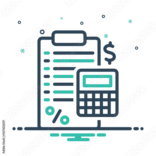 Mix icon for calculations