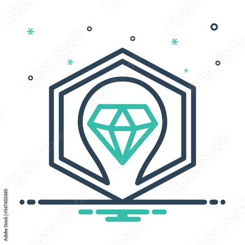 Mix icon for brilliant