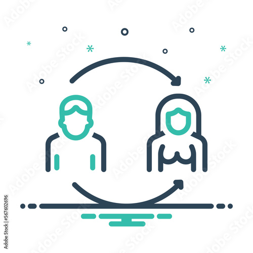 Mix icon for conversion