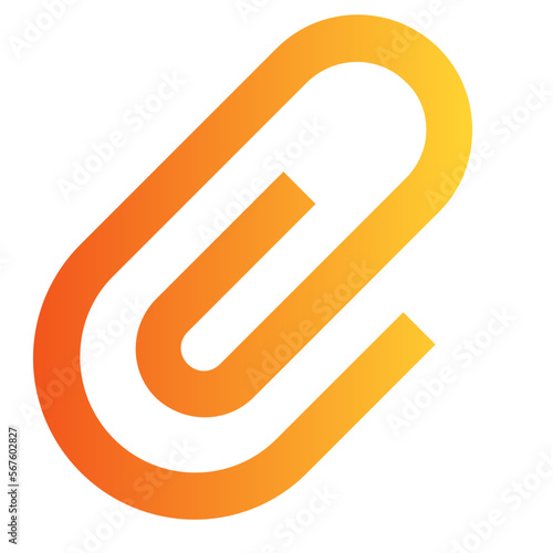 attachment gradient icon