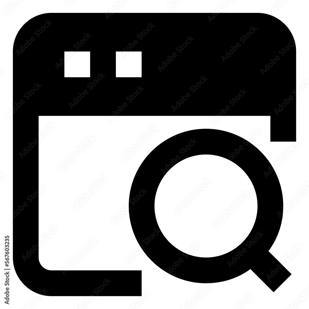 Browser glyph icon Browser glyph icon