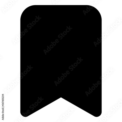 bookmark glyph icon