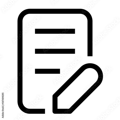 Edit line icon