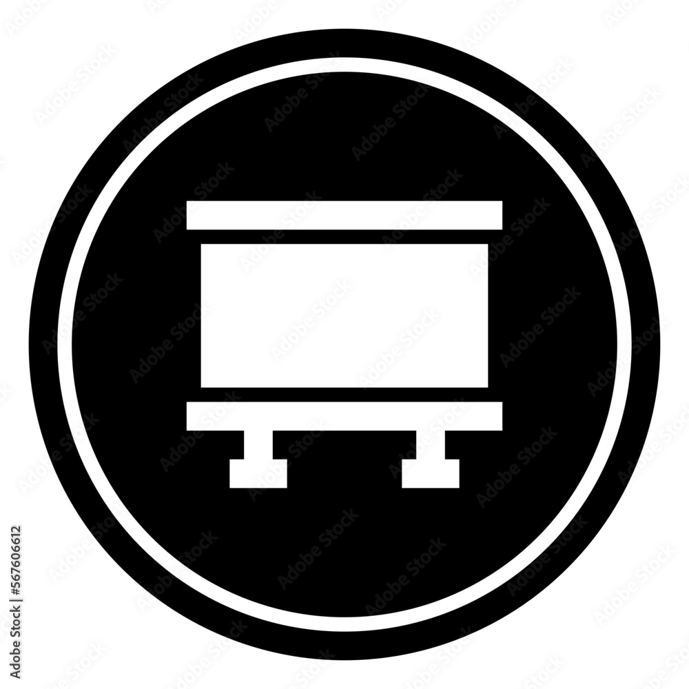 Presentation Circular line icon Presentation Circular line icon