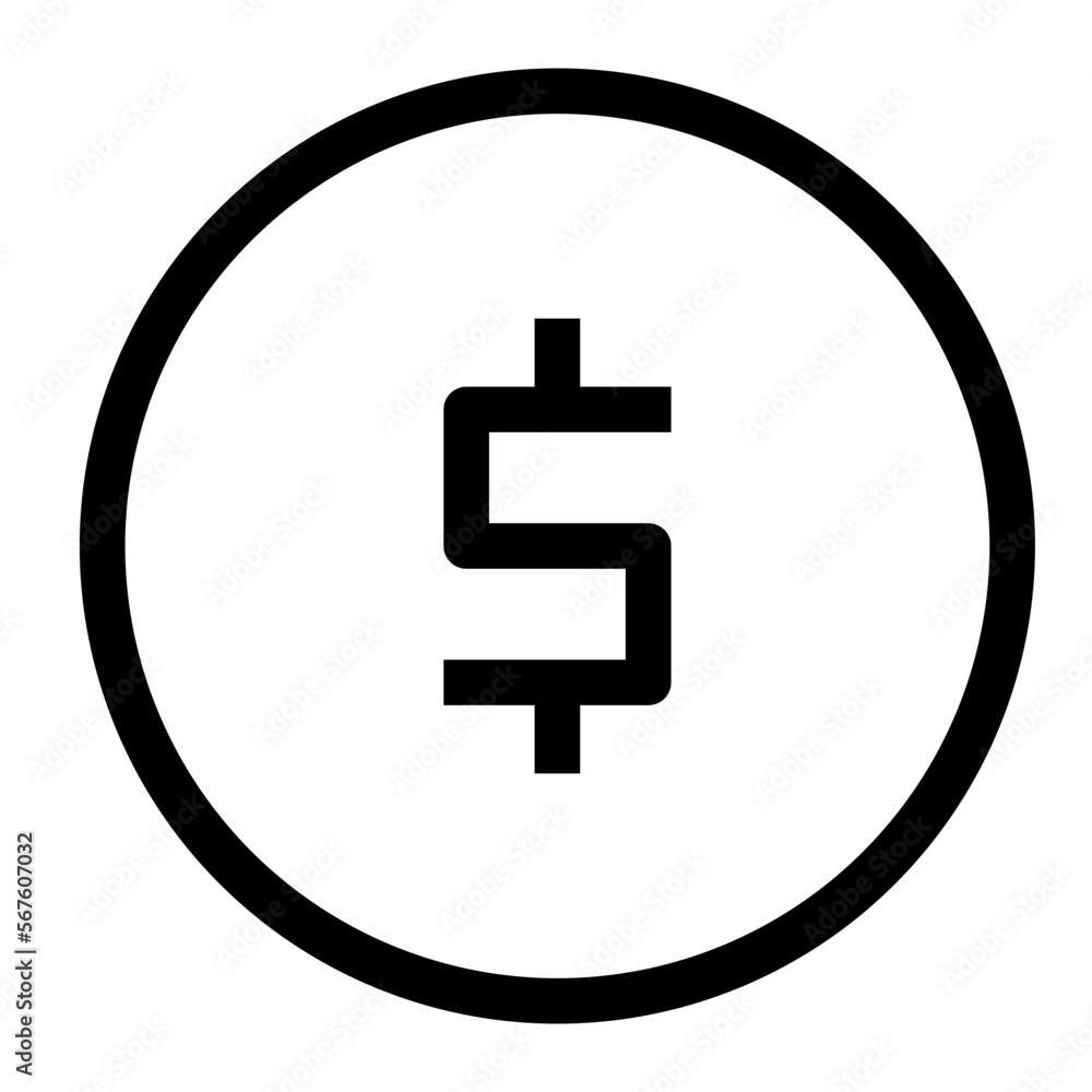 Coins line icon Coins line icon