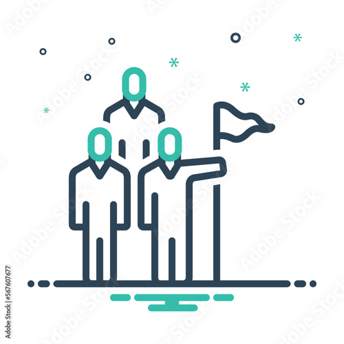 Mix icon for participate