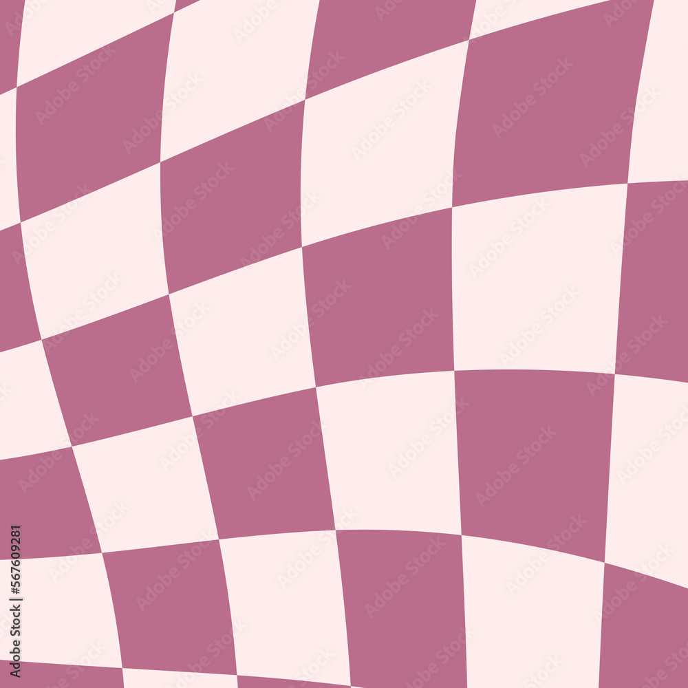trendy cool distorted checkerboard decoration trendy cool distorted checkerboard decoration