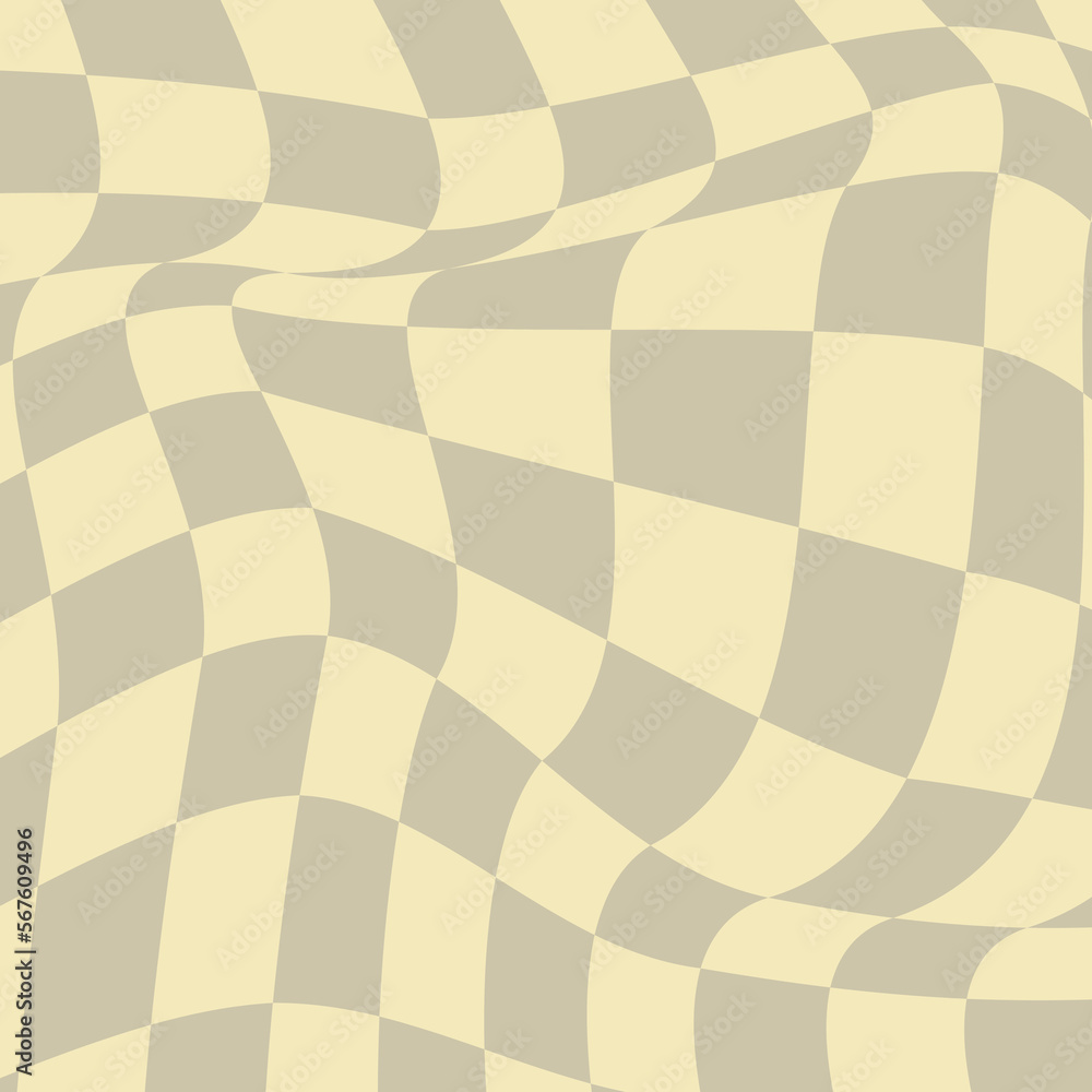 trendy cool distorted checkerboard decoration trendy cool distorted checkerboard decoration