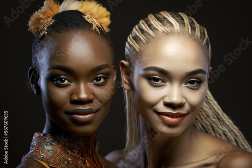 Dancers Multiracial Women (generative AI)