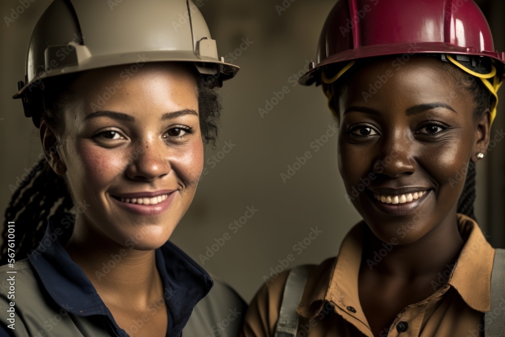 Maintenance Workers Multiracial Women (generative AI) Maintenance Workers Multiracial Women (generative AI)