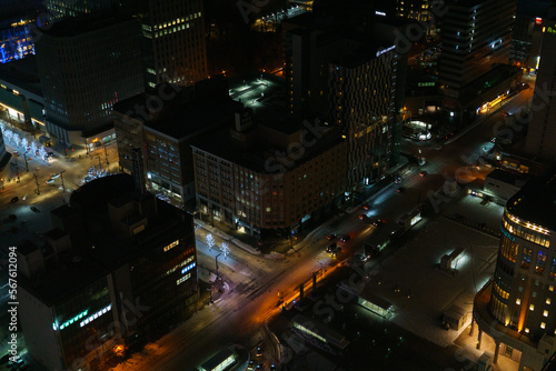 Wallpaper Mural night view of japan Torontodigital.ca
