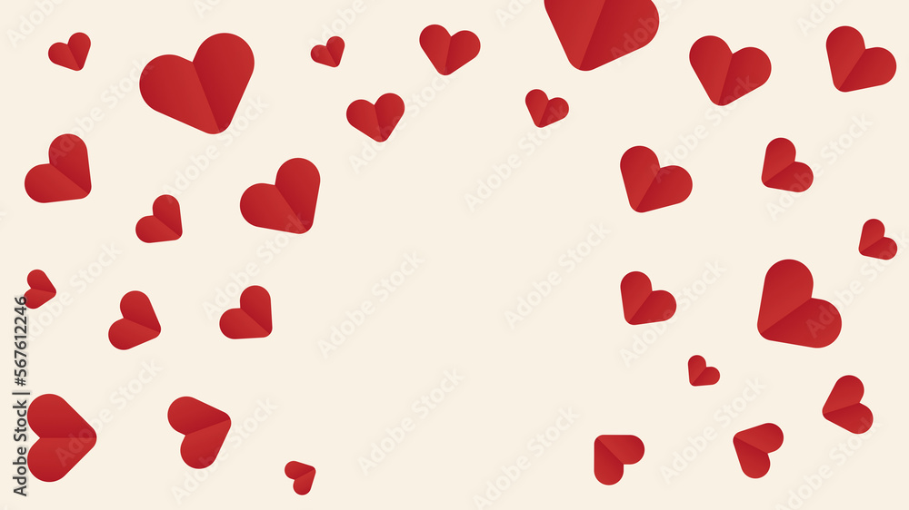 background with hearts 