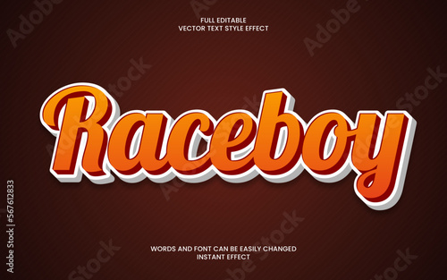 raceboy text effect