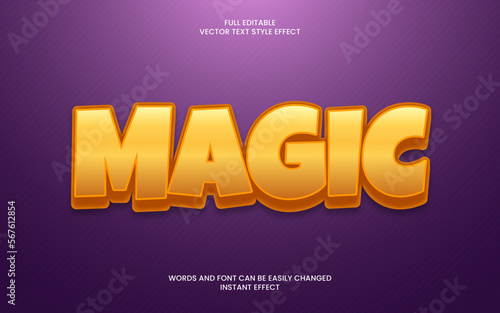 magic text effect