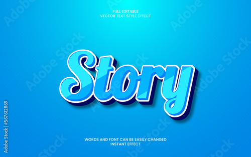 story text effect