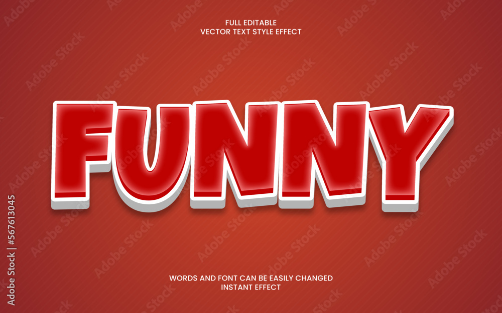 funny text effect