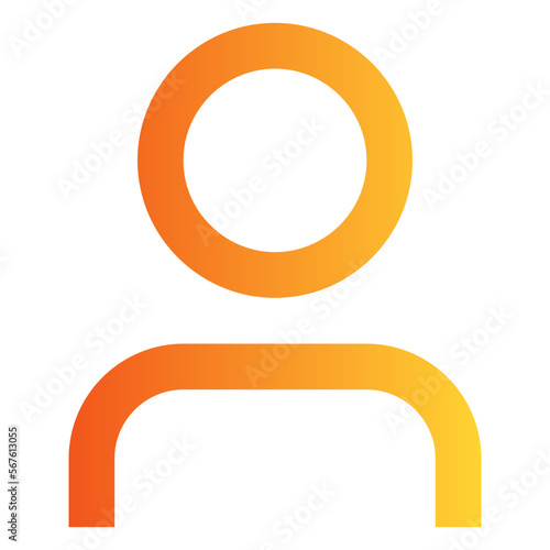 User gradient icon