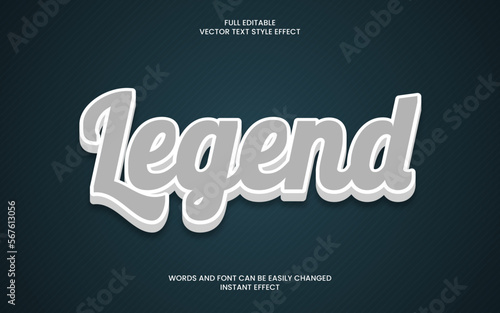 legend text effect