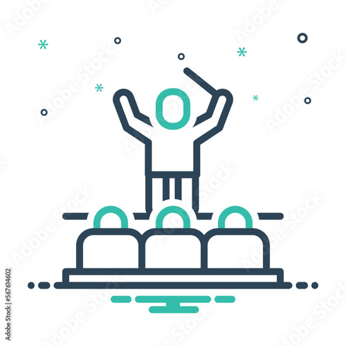 Mix icon for conducting