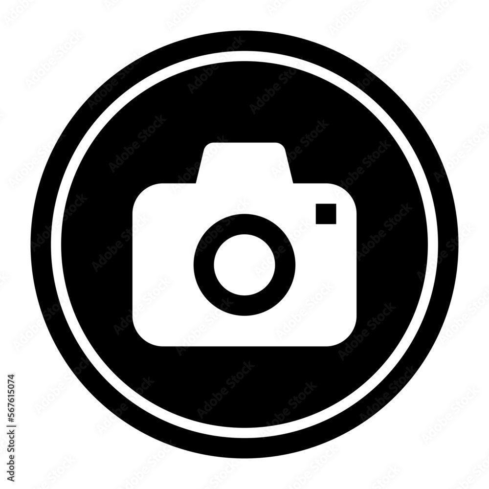 Camera Circular line icon Camera Circular line icon