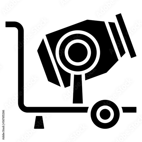 concrete mixer illustration