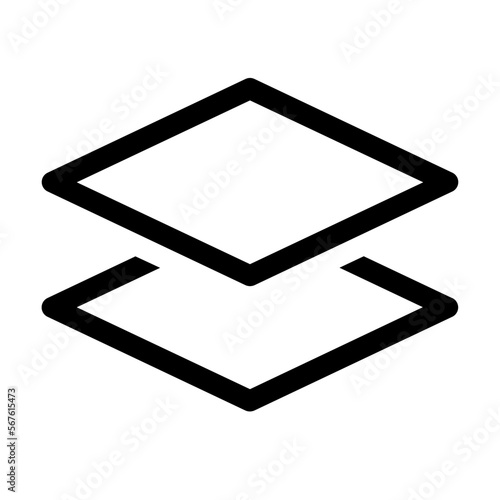 Layers line icon