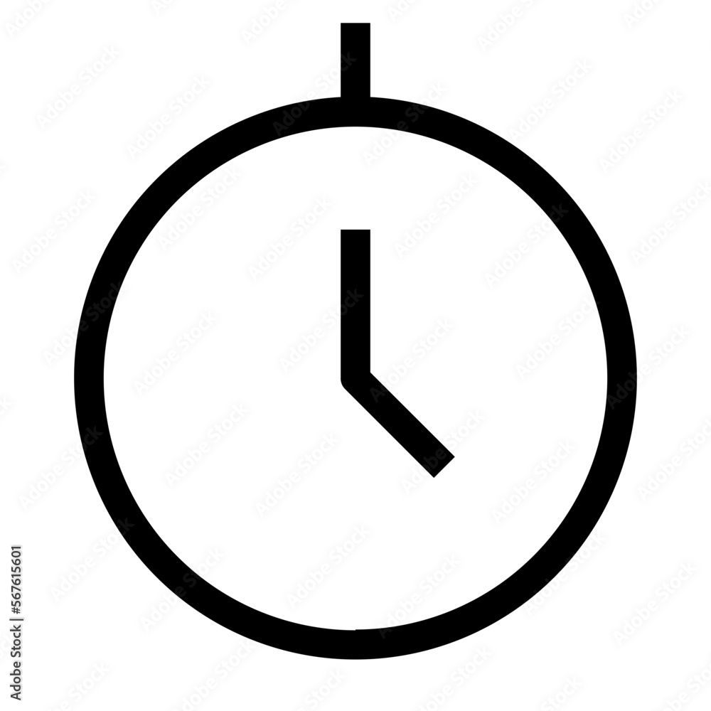 Alarm line icon Alarm line icon