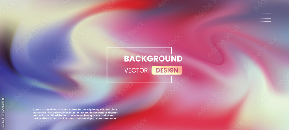 Abstract multi-color gradient vector cover illustration set. As a background for business brochures, cards, packages and posters.	
