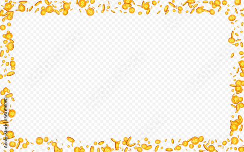 Abundance Gold Cash Vector Transparent