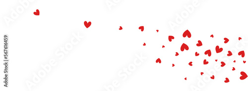 Red Papercut Vector Panoramic White Backgound.