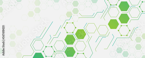 abstract background image hexagon concept hi tech network technology